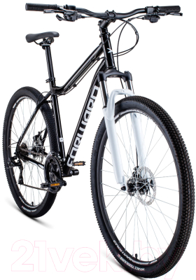 Велосипед Forward Sporting 29 2.0 Disc 2020 / RBKW0MN9Q009 (19, черный/белый)