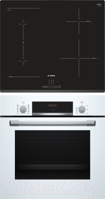 

Комплект встраиваемой техники Bosch, HBF554YW0R + PWP631BB1E