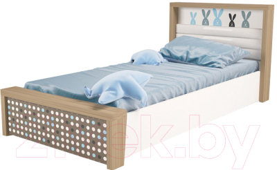 

Односпальная кровать ABC-King, Mix Bunny №5 90x160 / MIX-02-02-K-BB