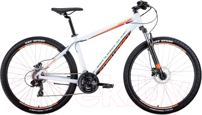 Велосипед Forward Apache 27.5 3.0 Disc 2020 / RBKW0M67Q040 (17, белый/оранжевый)