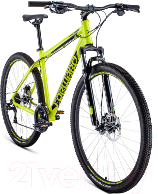 Велосипед Forward Apache 29 3.0 Disc 2020 / RBKW0M69Q008 (17, желтый/черный)