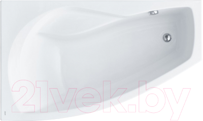 Ванна акриловая Santek Майорка XL 160x95 L (с каркасом и экраном)
