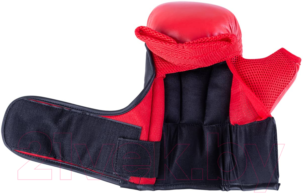 Перчатки для рукопашного боя RuscoSport Pro (р-р 4, красный) — фото 5