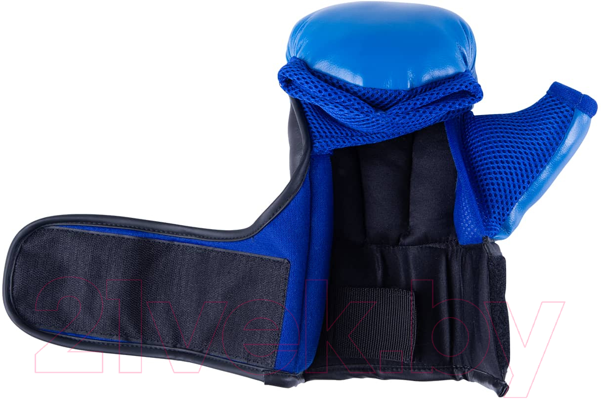 Перчатки для рукопашного боя RuscoSport Pro (р-р 12, синий) — фото 4