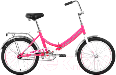 Велосипед Forward Arsenal 20 1.0 2020 / RBKW0YN01008 (14, розовый/серый)