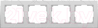 Рамка для выключателя Werkel WL06-Frame-04 / a029819 (серебряный)