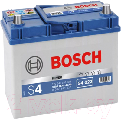 Автомобильный аккумулятор Bosch 0092S40220 (45 А/ч)
