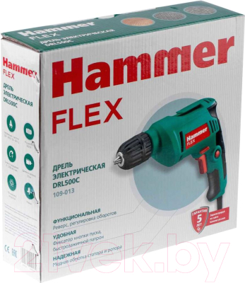 Дрель Hammer Flex DRL500C (630796)