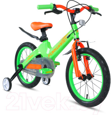 Детский велосипед Forward Cosmo 16 2.0 2020 / RBKW0LMG1018 (зеленый)