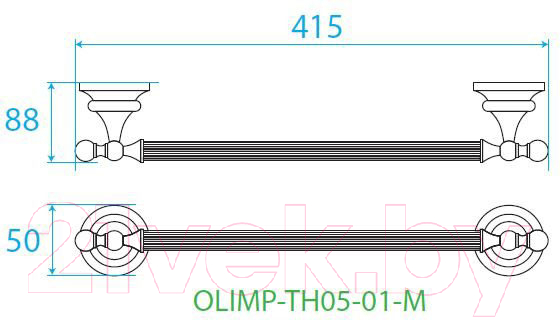 Держатель для полотенца Cezares Olimp TH05-02-M