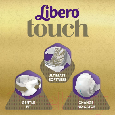 Подгузники детские Libero Touch 3 Midi 4-8кг (50шт)