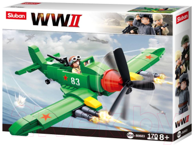 

Конструктор Sluban, Самолет с фигуркой / M38-B0683