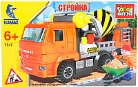 

Конструктор Город мастеров, Камаз. Бетономешалка / KK-7517-R