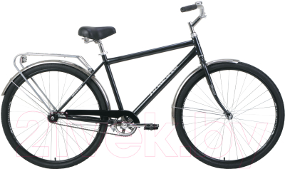 Велосипед Forward Dortmund 28 1.0 2020 / RBKW0RN81002 (19, черный/серебряный)