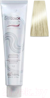 Крем-краска для волос Kaaral Baco Hydrolyzed Silk 10.10 (60мл, платиновый блондин)