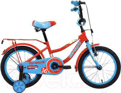 Детский велосипед Forward Funky 16 2020 / RBKW0LNG1034 (красный/голубой)