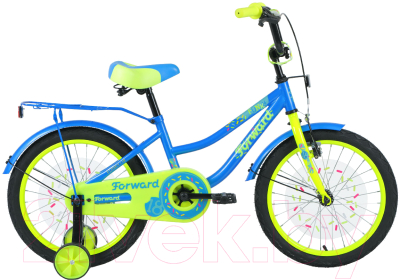 Детский велосипед Forward Funky 18 2020 / RBKW0LNH1031 (голубой/светло-зеленый)