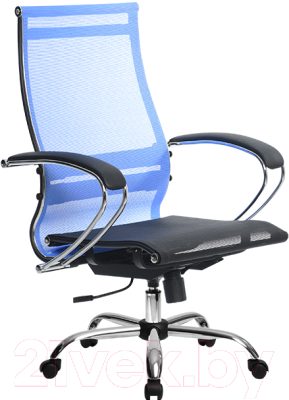 Кресло офисное Metta Комплект 9 / SK-2-BK (васильковый/черный)