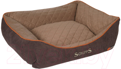 Лежанка для животных Scruffs Thermal Box Bed / 677250 (коричневый)