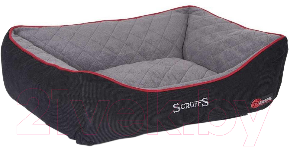 Лежанка для животных Scruffs Thermal Box Bed / 677267 (черный)