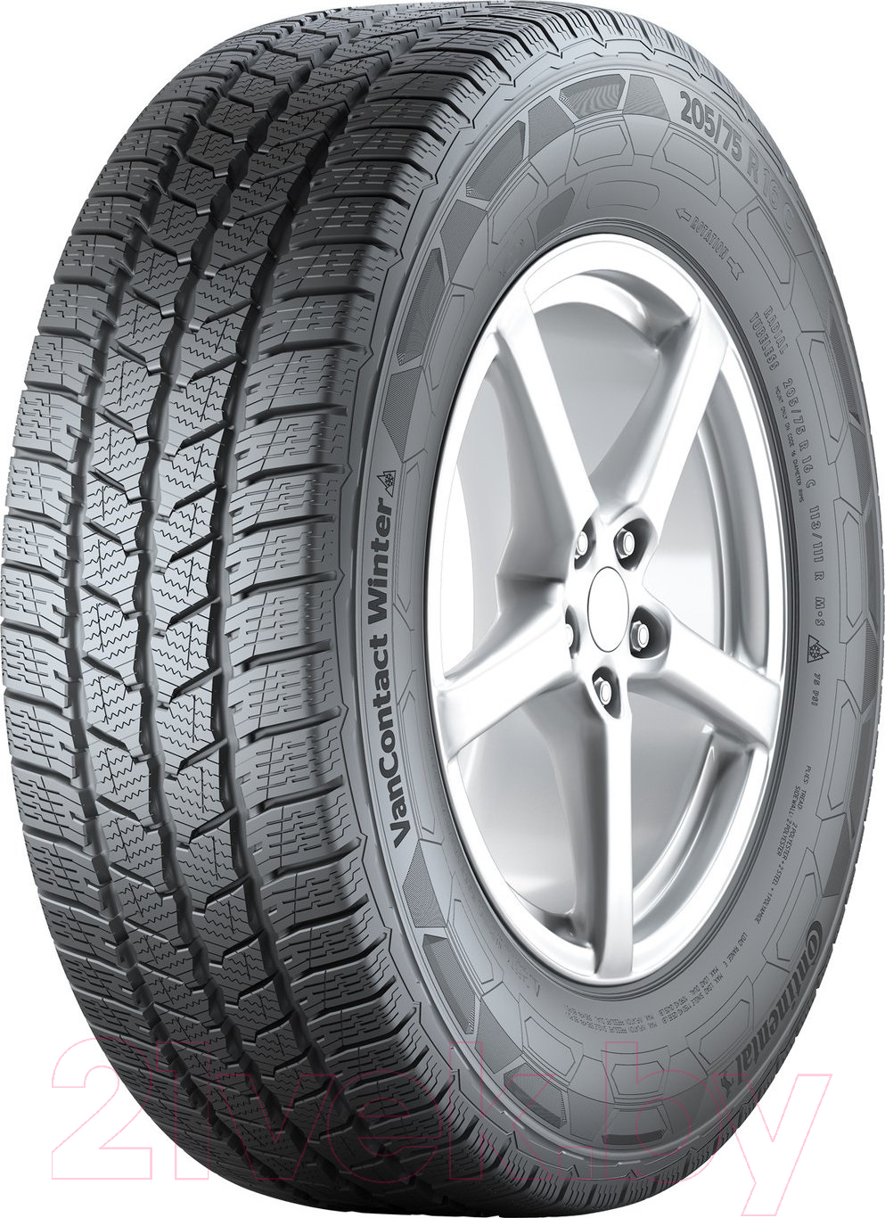 Зимняя легкогрузовая шина Continental VanContact Winter 215/60R17C 109/107R