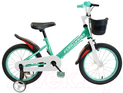 Детский велосипед Forward Nitro 16 2020 / RBKW0LNG1013 (бирюзовый)