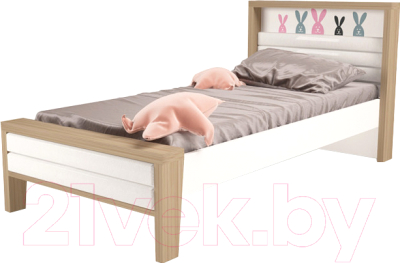 

Односпальная кровать ABC-King, Mix Bunny №2 90x190 / MIX-03-02-K-BP