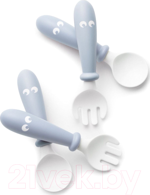 

Набор детской посуды BabyBjorn, Белый;голубой, 0730.67