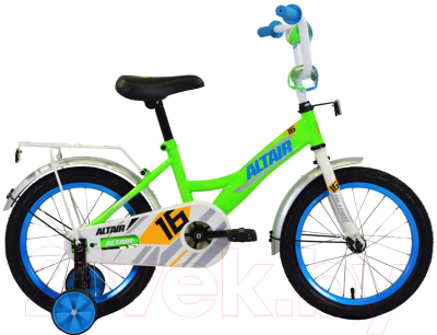 Детский велосипед Forward Altair Kids 18 2020 / RBKT0LNH1003 (ярко-зеленый/синий)