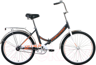 Велосипед Forward Valencia 24 1.0 2020 / RBKW0YN41003 (16, серый/бежевый)