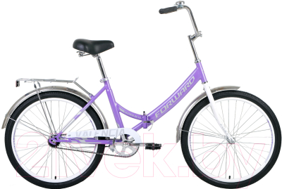 Велосипед Forward Valencia 24 1.0 2020 / RBKW0YN41007 (16, фиолетовый/серый)