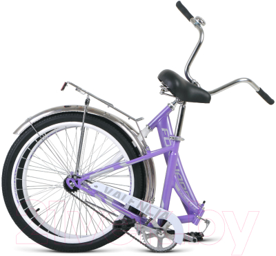 Велосипед Forward Valencia 24 1.0 2020 / RBKW0YN41007 (16, фиолетовый/серый)