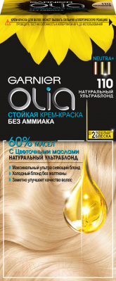Крем-краска для волос Garnier Olia 110 (натуральный ультраблонд)