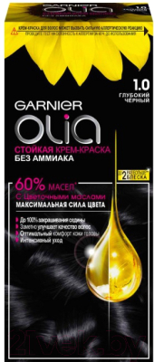 

Крем-краска для волос Garnier, Черный, Olia 1.0