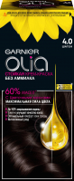 Крем-краска для волос Garnier Olia 4.0 (шатен) - 