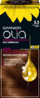 Крем-краска для волос Garnier Olia 5.3 (каштановое золото) - 