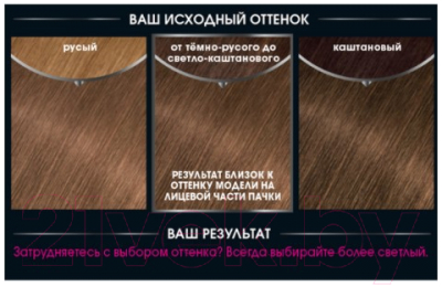 Крем-краска для волос Garnier Olia 7.0 (русый)