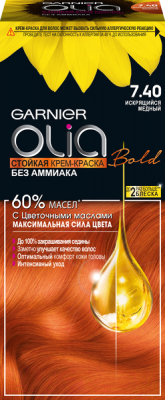 

Крем-краска для волос Garnier, Рыжий, Olia 7.40