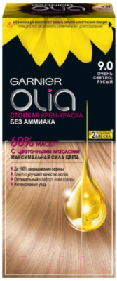 

Крем-краска для волос Garnier, Блонд, Olia 9.0