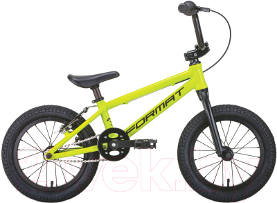 Детский велосипед Format Kids 14 2020 / RBKM0L6F1002 (желтый матовый)