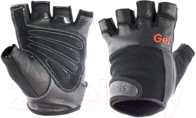 Перчатки для пауэрлифтинга Torres PL6049M (S, черный)
