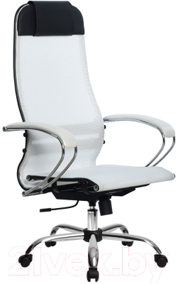Кресло офисное Metta Комплект 4 / SU-1-BK (белый/черный)