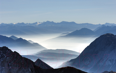 Фотообои листовые Citydecor Горный туман (400x254)