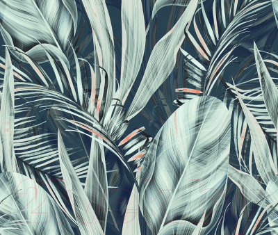 Фотообои листовые Citydecor Тропические цветы (300x254)