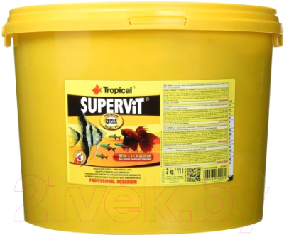Корм для рыб TROPICAL Supervit / 70408 (11л)