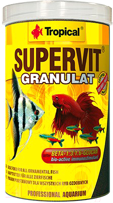 Корм для рыб TROPICAL Supervit Granulat / 60414 (250мл)