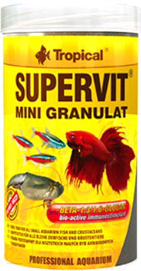 Корм для рыб TROPICAL Supervit Mini Granulat / 60424 (250мл)