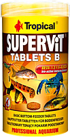 Корм для рыб TROPICAL Supervit Tablets B / 20634 (830шт/250мл) - 