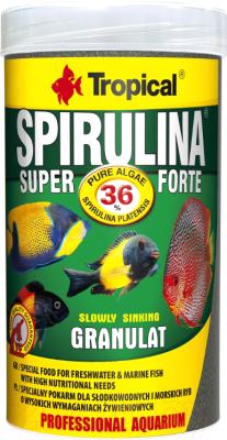 

Корм для рыб TROPICAL, Super Spirulina Forte Granulat / 60533