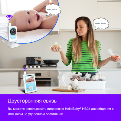 Видеоняня Hello Baby HB25